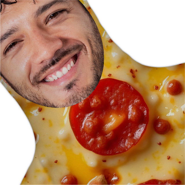 Cheese and Pepperoni Pizza Onesie Shrunkies