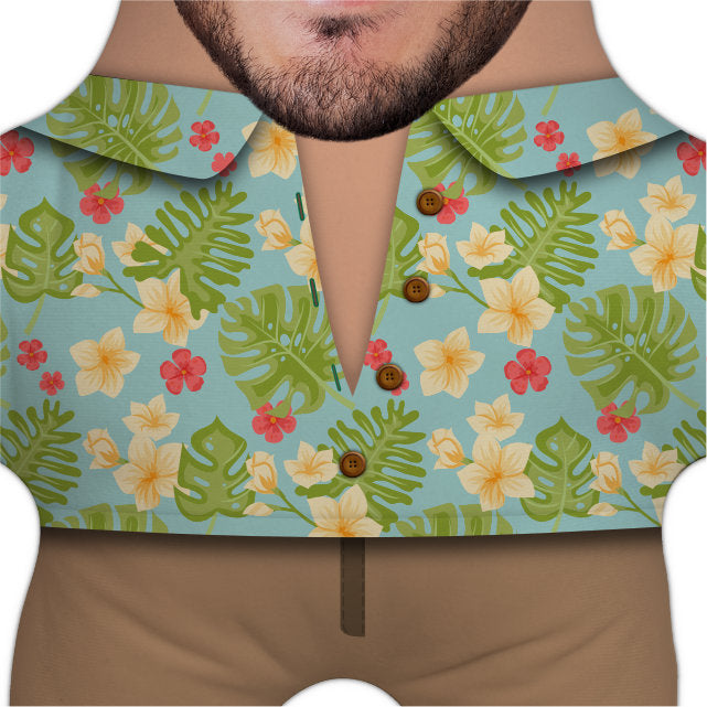 Hawaiian Print Shirt Shrunkies